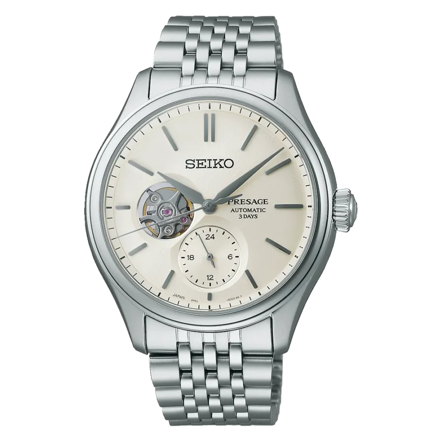 Seiko Presage Classic Series 'Shiroiro' Open Heart