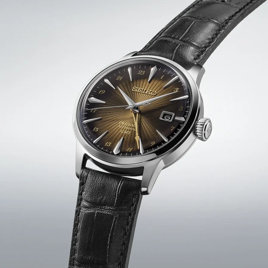 Seiko Presage Cocktail Time GMT 'Rusty Nail' - Image 3