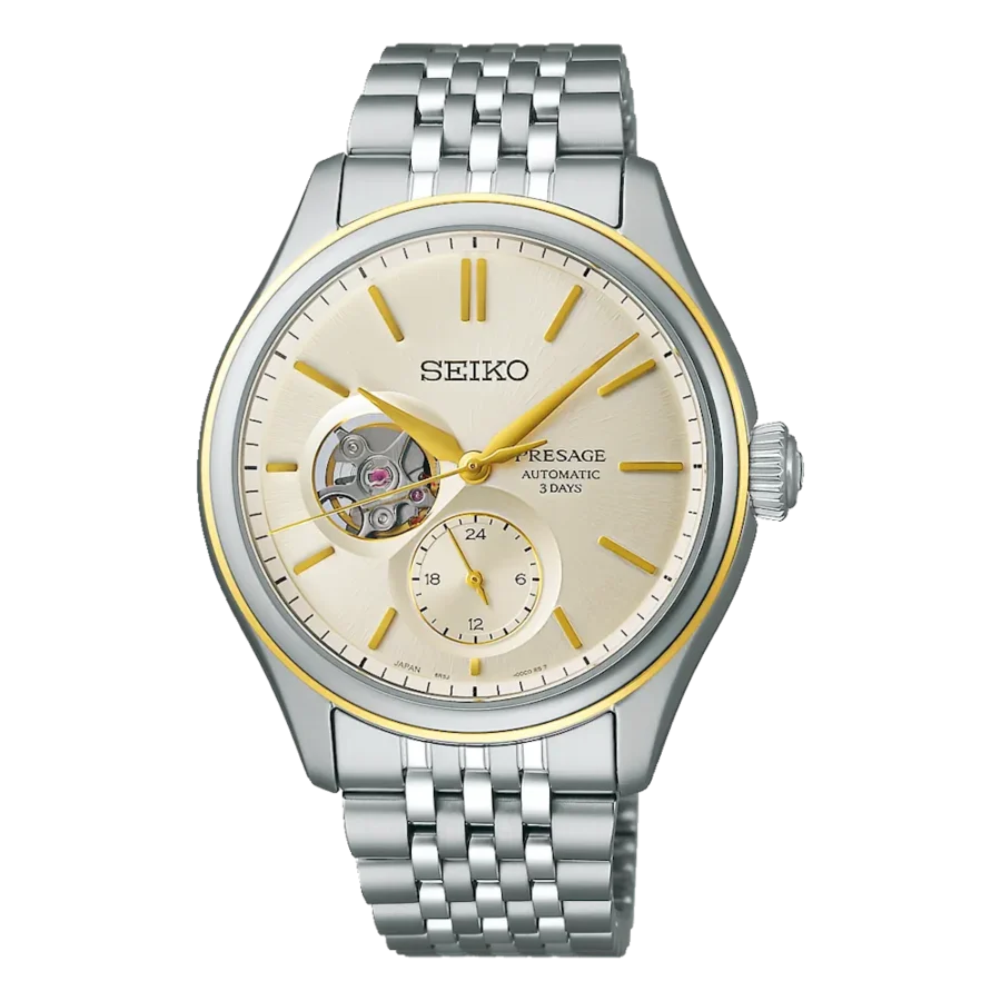 Seiko Presage Classic Series 'Shiroiro' Open Heart