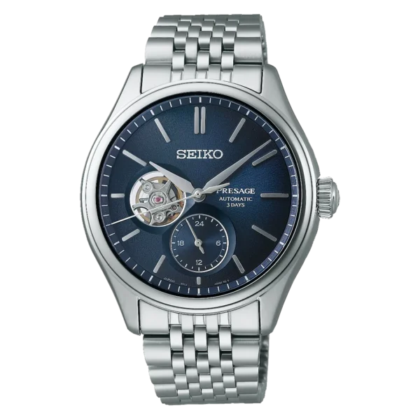 Seiko Presage Classic Series 'Aiiro' Open Heart